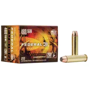 Federal Fusion Handgun Ammunition .460 S&W 260 gr SP 20/ct | Elite Firearms