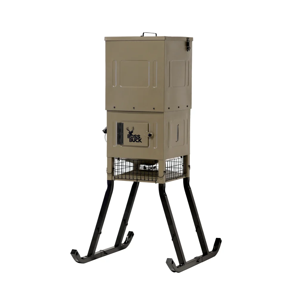 Boss Buck Fill Sled Feeder with Diverter Plate and Solar Panel 300lb Motor Freight Only | Elite Firearms
