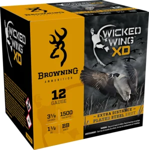 Browning Ammo B193411240 Wicked Wing XD  12Gauge 3.50" 1 1/2oz BBShot 25 Per Box/10 Case | Elite Firearms