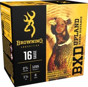 Browning Ammo B193511626 BXD Upland 16Gauge 2.75" 1 1/8oz 6Shot 25 Per Box/10 Case | Elite Firearms