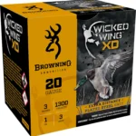 Browning Ammo B193412033 Wicked Wing XD 20Gauge 3" 1oz 3Shot 25 Per Box/10 Case | Elite Firearms