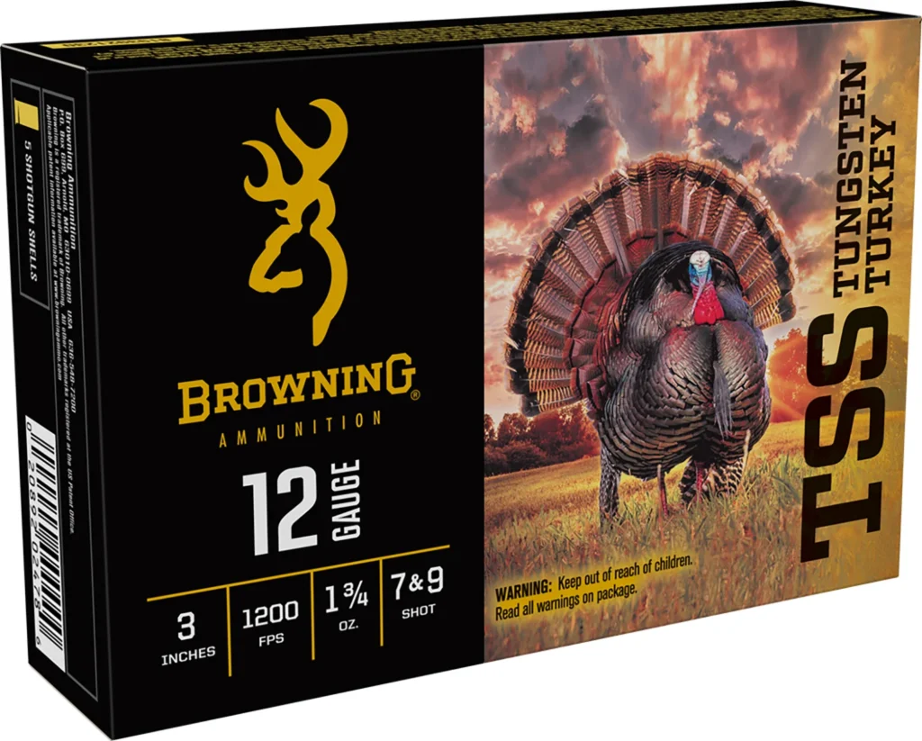 Browning Ammo B193921230 TSS Tungsten Turkey 12Gauge 3" 1 3/4oz Tungsten 7/9Shot 5 Per Box/10 Case | Elite Firearms