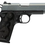 Browning 051993492 1911 Black Label Compact Frame 380 ACP 8+1 3.63" Matte Stainless Steel Barrel, Northern Lights Cerakote Serrated Steel Slide, Matte Black Polymer Frame, Black Polymer Grip | Elite Firearms