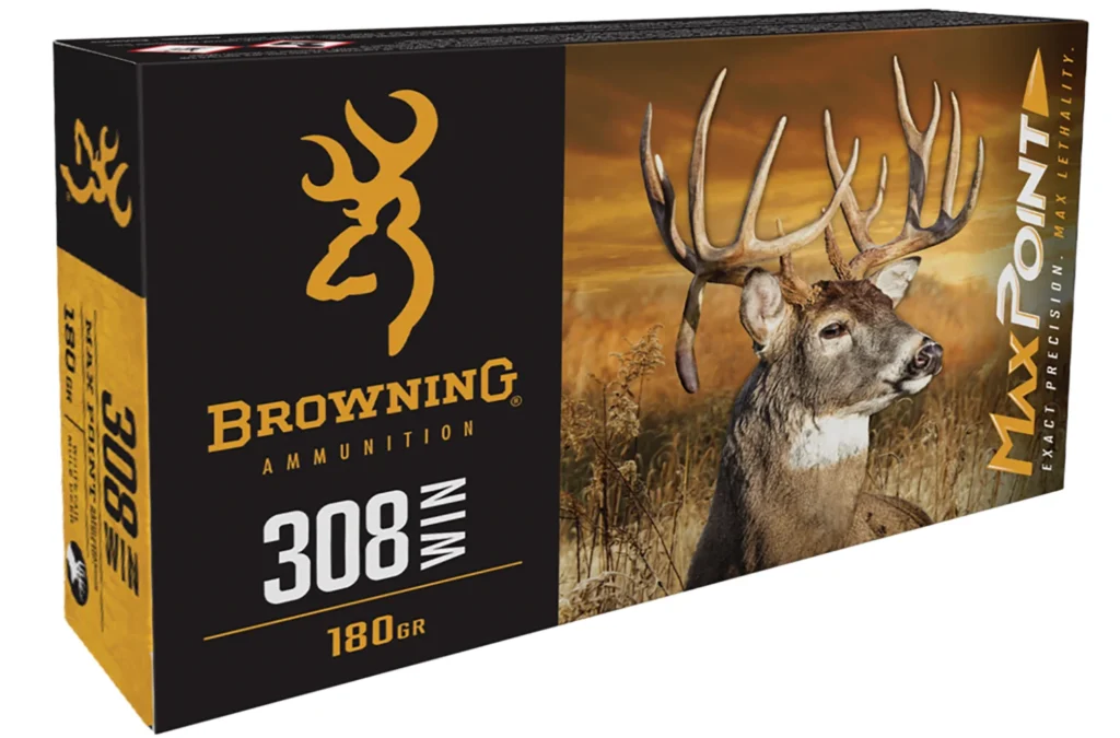 Browning Ammo B192103082 Max Point  308Win 168gr 20 Per Box/10 Case | Elite Firearms