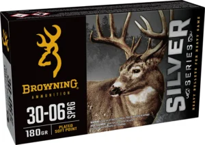 Browning Ammo B192630061 Silver 30-06Springfield 180gr Plated Soft Point 20 Per Box/10 Case | Elite Firearms