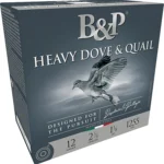 B&P Ammunition 12B18D9 Heavy Dove & Quail 12Gauge 2.75" 1 1/8oz 9Shot 25 Per Box/10 Case | Elite Firearms