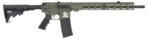 Great Lakes Firearms GL15223ODG AR-15 223 Wylde 30+1 16" Black Nitride Threaded Barrel, OD Green Cerakote Aluminum Receiver w/Picatinny Rail, M-LOK Handguard, Black Polymer Stock, Mil-Spec Grip | Elite Firearms