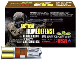 Brenneke SL122THD THD Home Defense 12Gauge 2.75" 1oz Slug Shot 5 Per Box/50 Case | Elite Firearms