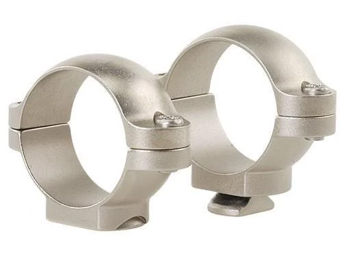 Leupold 2-Piece STD Windage Adjustable Steel Rings 1" Low Silver | Elite Firearms