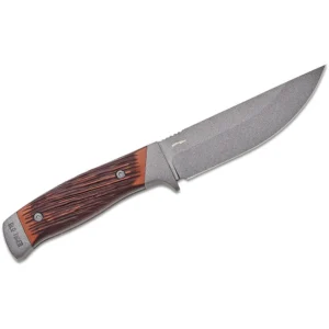 Old Timer Frontier Fixed Blade Knife 5" Drop Point Blade Wood Box | Elite Firearms