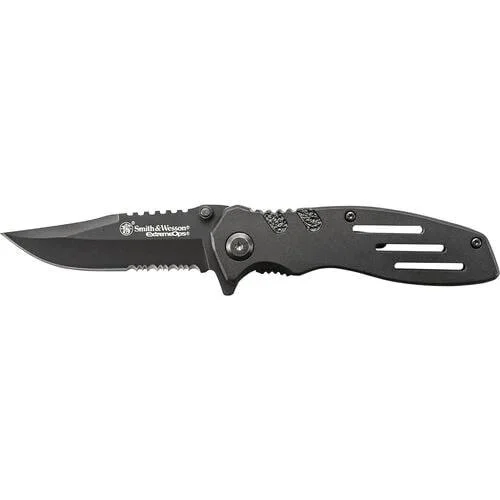 Smith & Wesson Extreme Ops Liner Lock Folding Knife 3 1/10" Blade Black | Elite Firearms