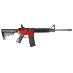 Ruger "Red Distressed" AR-556 Rifle 5.56mm NATO 30rd Mag 16.1" Barrel Custom Stock Finish | Elite Firearms