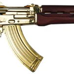 Zastava Arms Usa ZP92762SRGL ZPAP 92 7.62x39mm 30+1 10" 24K Gold Plated/ Cold HammerForged/ Chrome Lined Barrel, Steel 24K Gold Plated Receiver, Serbian Red Wood Grips | Elite Firearms