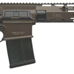 HK 81001206 MR762 A4 7.62x51mm 10+1 16.50" Black Threaded Barrel, Patriot Brown Picatinny Rail Receiver, M-LOK Handguard, 6 Position Black Synthetic Stock, Black Finger Grooved Grip, Ambidextrous | Elite Firearms
