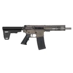 GLFA 223 Wylde Braced Pistol .223 Wylde 30rd Magazine 7.5" Stainless Steel Barrel Tungsten Finish | Elite Firearms