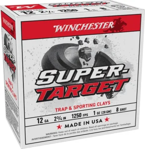 Winchester Ammo TRGT12508 Super-Target  12Gauge 2.75" 1oz 8Shot 25 Per Box/10 Case | Elite Firearms