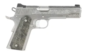 Cnc Firearms CNCWILDLIFE45 Kimber 1911 Wildlife Sports South Exclusive 45 ACP 7+1 5" Burled Maple Wood Grip | Elite Firearms