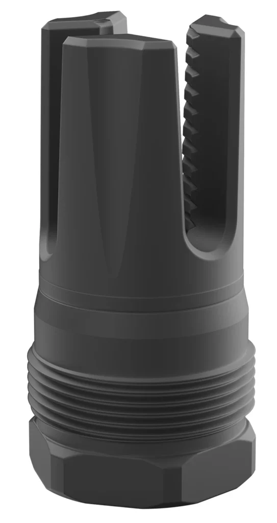 Breek Arms BRK4415 Scorch 3-Prong Plan B Black Nitride Steel 1/2"x28 Threads 223 Cal/5.56mm