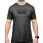 Magpul MAG1526-010-L Go Bang Parts  Charcoal Gray Cotton/Polyester Short Sleeve Large