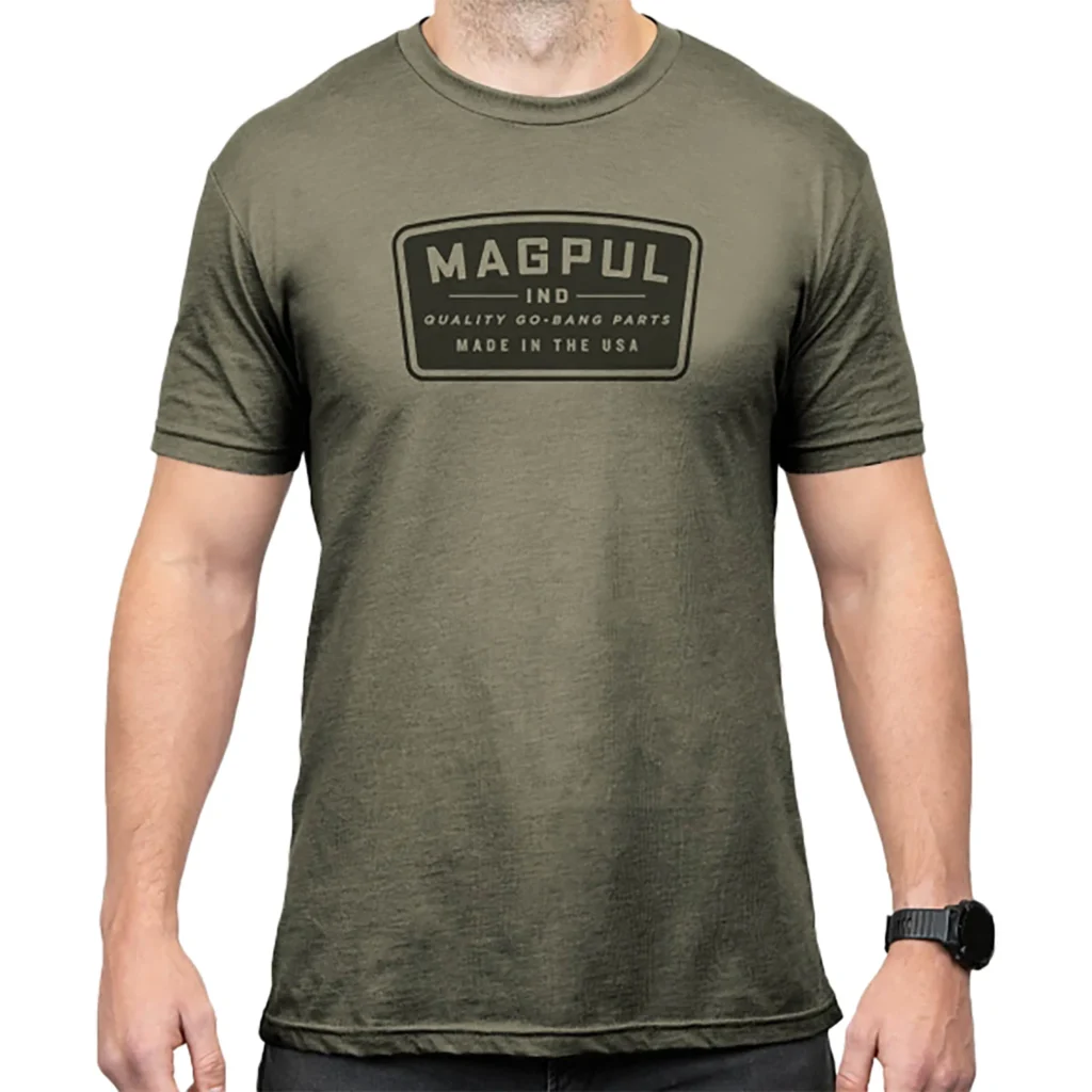 Magpul MAG1526-316-2XL Go Bang Parts  Olive Drab Heather Cotton/Polyester Short Sleeve 2XL