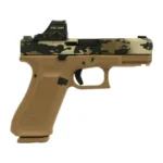 Glock V-Series Model 19x OR Camo Handgun 9mm Luger 17rd Magazines (3) 4.02" Quad Ported Barrel w/Holosun 407C X2 | Elite Firearms
