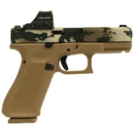 Glock V-Series Model 19x OR Camo Handgun 9mm Luger 17rd Magazines (3) 4.02" Ported Barrel Holosun 407C X2 | Elite Firearms