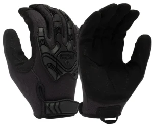 Pyramex VGTG40BXL Impact Operator Heavy-Duty Black Synthetic Leather XL Hook & Loop | Elite Firearms