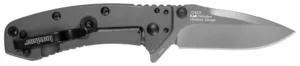 Kershaw 1555TIX Cryo 2.75" Folding Drop Point Plain Gray TiN 8Cr13MoV SS Blade Gray PVD Stainless Steel Handle Clamshell Packaging | Elite Firearms