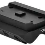 Warne 6111M Mini Red Dot Mount Shotgun Rib Black Anodized Aluminum Fits Holosun/Sig Romeo5/Vortex Crossfire/Aimpoint Micro H1-H2/ Aimpoint T1-T2 | Elite Firearms