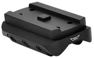 Warne 6111M Mini Red Dot Mount Shotgun Rib Black Anodized Aluminum Fits Holosun/Sig Romeo5/Vortex Crossfire/Aimpoint Micro H1-H2/ Aimpoint T1-T2 | Elite Firearms