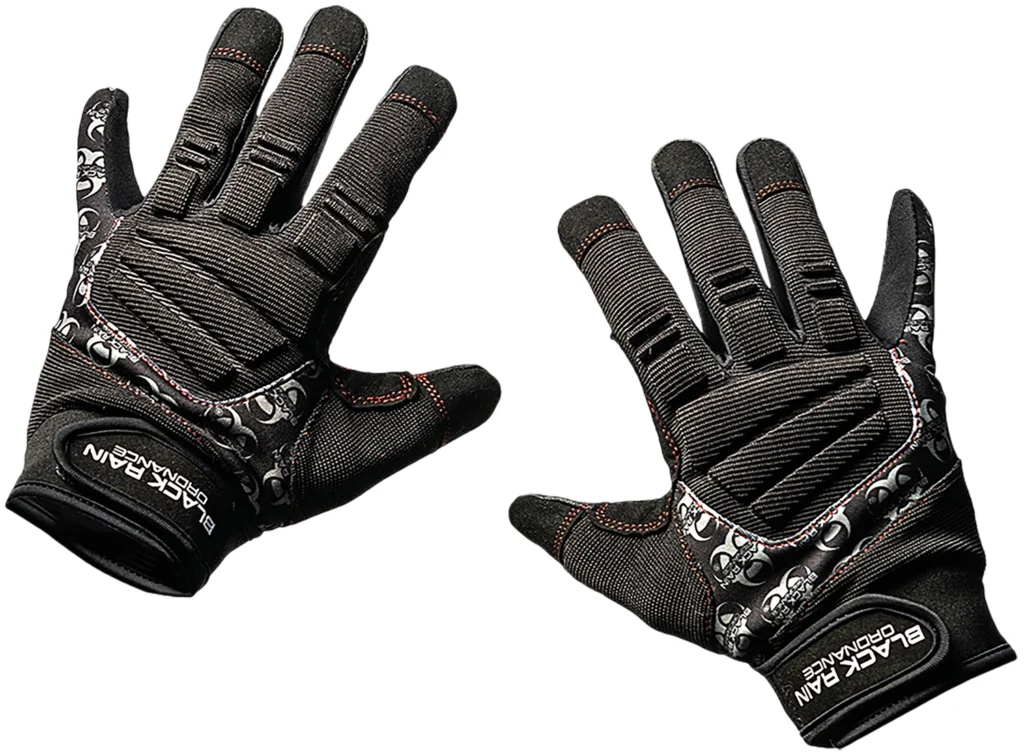 Black Rain Ordnance TACTGLOVEBLK/GRYXL Tactical Gloves Black/Gray XL Velcro | Elite Firearms