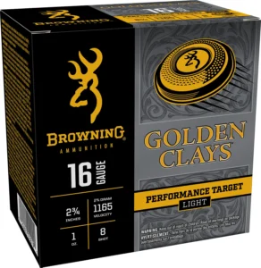 Browning Ammo BGC168 Golden Clays 16Gauge 2.75" 1oz 8Shot 25 Per Box/10 Case | Elite Firearms
