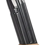 Mec-Gar MGG172005A Glock 17 20rd Extended 9mm Luger, Black Carbon Steel w/Flat Dark Earth Floorplate