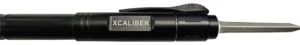 Xcaliber Knife Company  Pen Knife  1.70" OTF Dagger Stainless 440C SS Blade, 5.90" Black Aluminum Handle | Elite Firearms