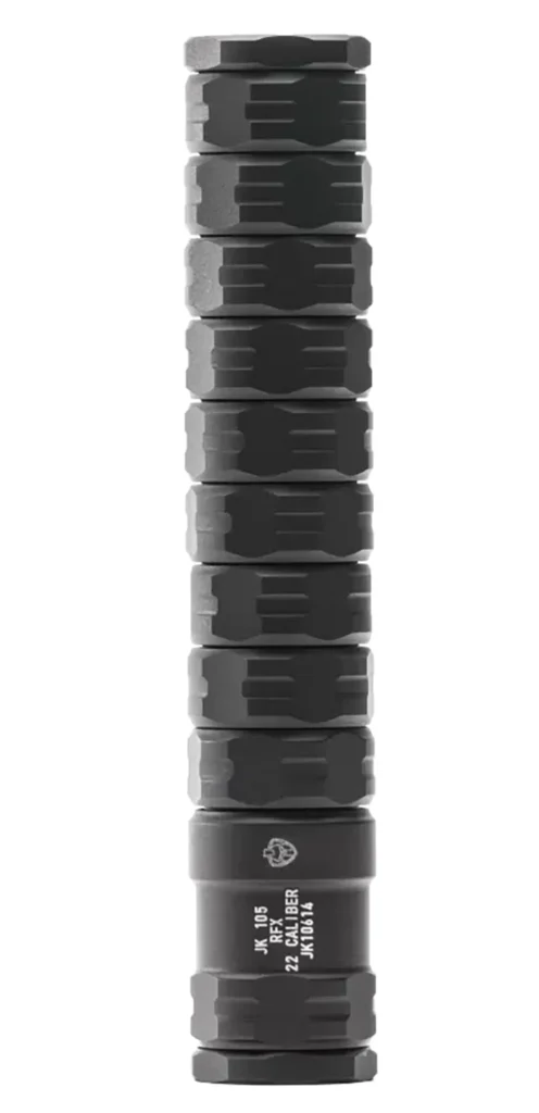 Jk Armament JK105RFX22 RFX  22 Cal 1.05" Black Aluminum/Stainless Steel 1/2"x28 | Elite Firearms