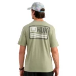 Huk Born Wave Short Sleeve Shirt Seagrass XL | Elite Firearms