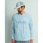 Huk Mossy Oak Pursuit Performance Long Sleeve Crew Shirt MO Stormwater Bonefish 2XL | Elite Firearms