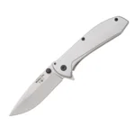 Bear & Son Framelock Assisted Opener Folding Knife 2-7/8" Drop Point Blade Stainless Steel | Elite Firearms