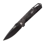 Bear & Son Brisk 3.0 Medium Folding Knife 2-7/8" Drop Point Blade Midnight Camo | Elite Firearms