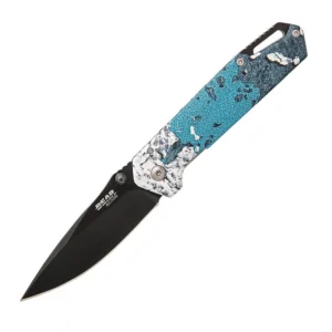 Bear & Son Brisk 3.0 Medium Folding Knife 2-7/8" Drop Point Blade TrueTimber Rift Blue | Elite Firearms