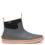 LaCrosse Mens Alpha Deck Boot 6" Grey/Orange Size 12 | Elite Firearms
