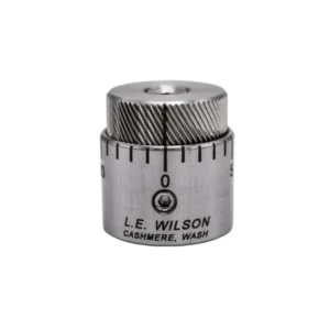 Wilson Stainless Steel Micro-Adjustable Bullet Seater Cap for Standard Inline Seater Die | Elite Firearms