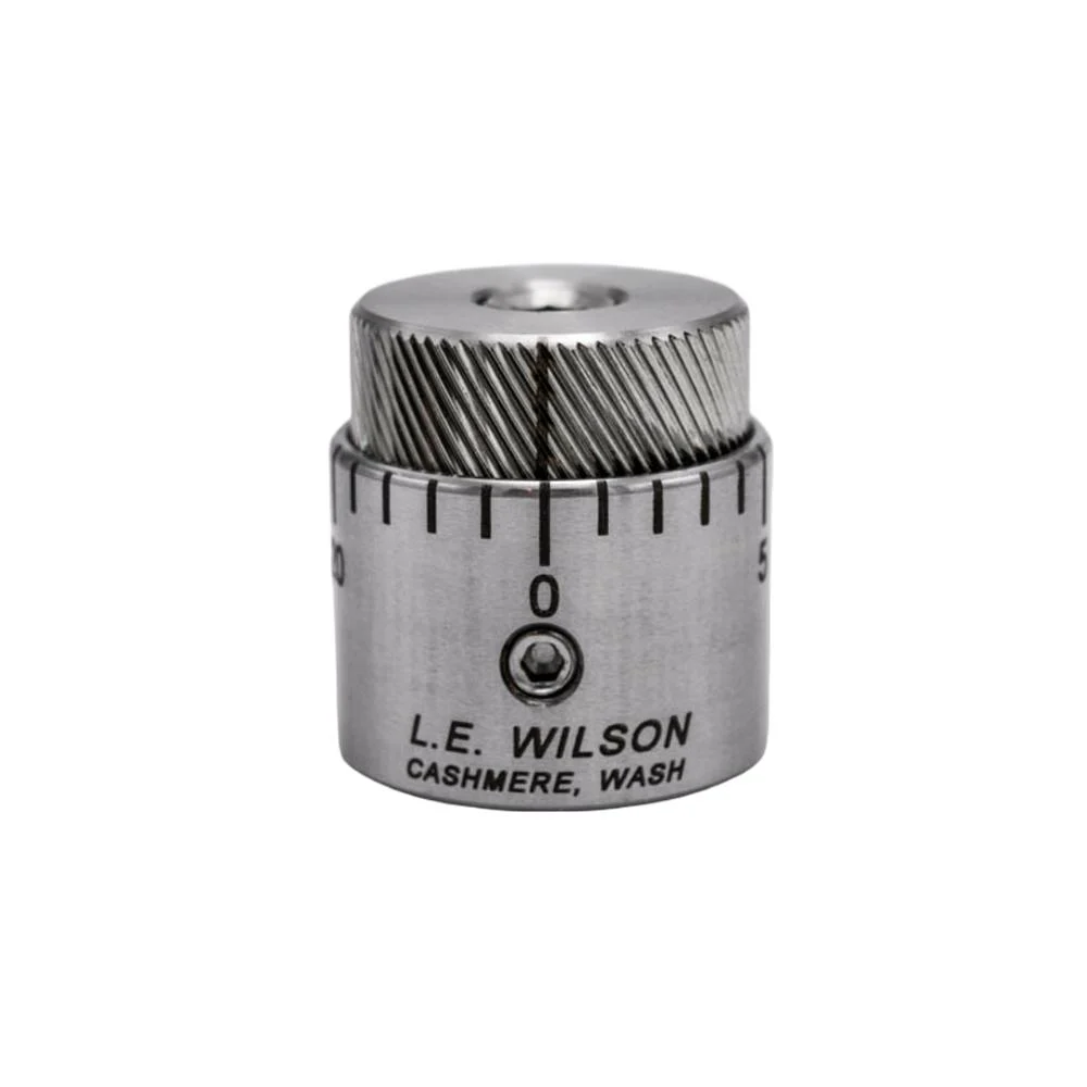 Wilson Stainless Steel Micro-Adjustable Bullet Seater Cap for Standard Inline Seater Die | Elite Firearms