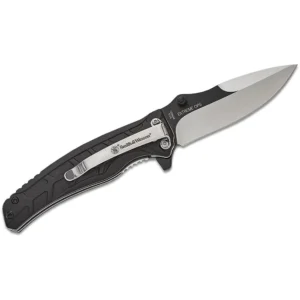 Smith & Wesson Extreme Ops Folding Knife 3" Drop Point Blade Two Tone Black Silver Box | Elite Firearms