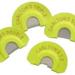 Wayne Carlton's Calls 70314 Essential Elk Diaphragm Call Single/Double/Triple/2.5 Reed Attracts Elk Yellow 4 Per Pkg | Elite Firearms