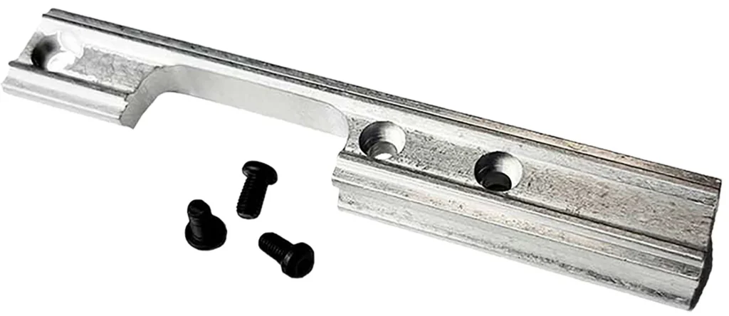 Crickett KSA031ALSS Scope Mount Kit 3/8"  Silver | Elite Firearms