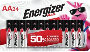 Energizer E91BP24V1 AA Max Silver 1.5V Alkaline, Qty (24) Single Pack | Elite Firearms
