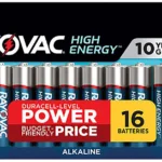 Rayovac 81516LT03 AA HIGH ENERGY Alkaline Batteries Silver/Blue 1.5 Volts 2,700 mAh (16) Single Pack | Elite Firearms