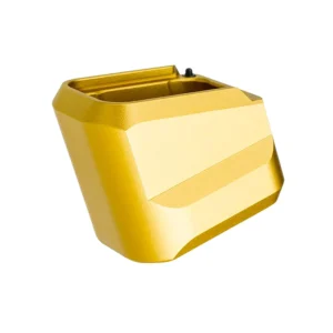 Tyrant CNC TDVP9MAGEXGOLD Magazine Extension  Extension Fits H&K VP9/VP40/VP30 5rd Gold Aluminum | Elite Firearms