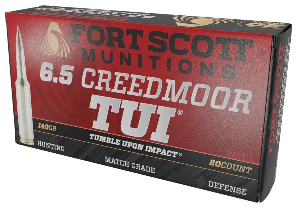 Fort Scott Munitions 65CM-140-SCV2 Tumble Upon Impact (TUI)  6.5Creedmoor 140gr Solid Copper Spun 20 Per Box/10 Case | Elite Firearms